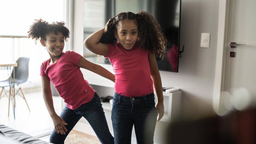 Girls dancing