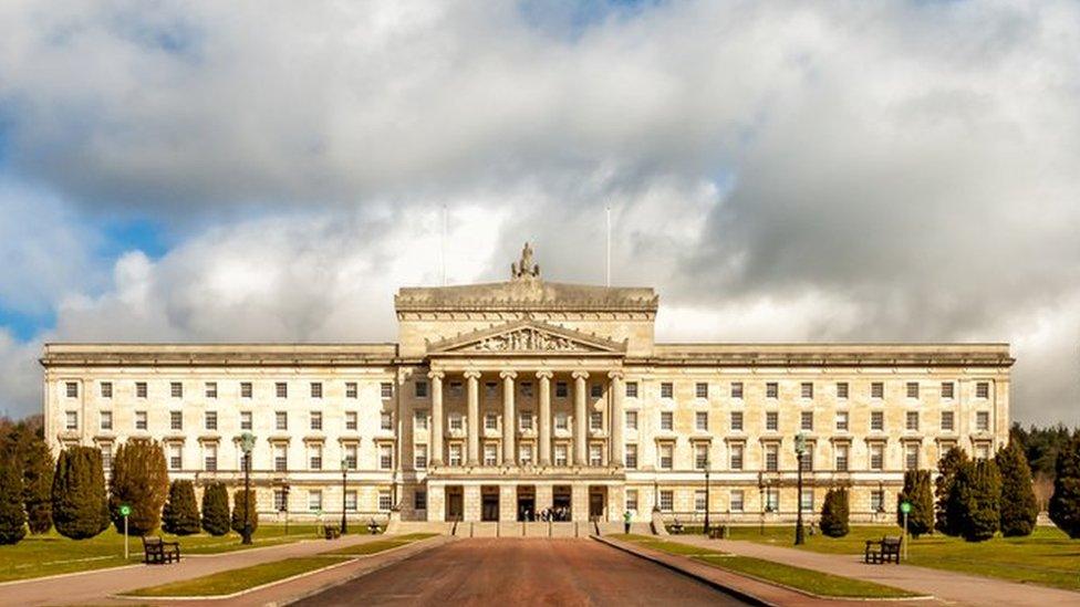 Stormont Buildings Belfast - stock photo