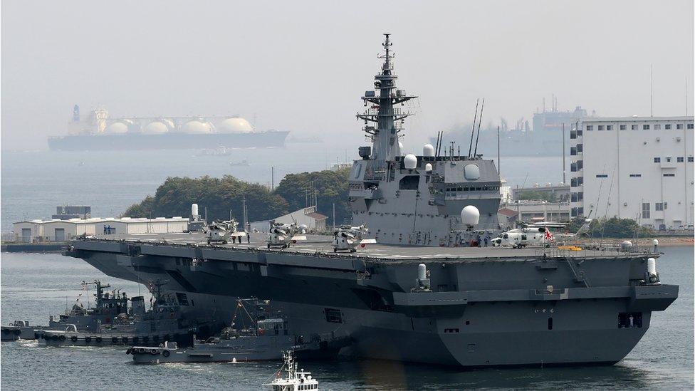 JS Izumo helicopter carrier