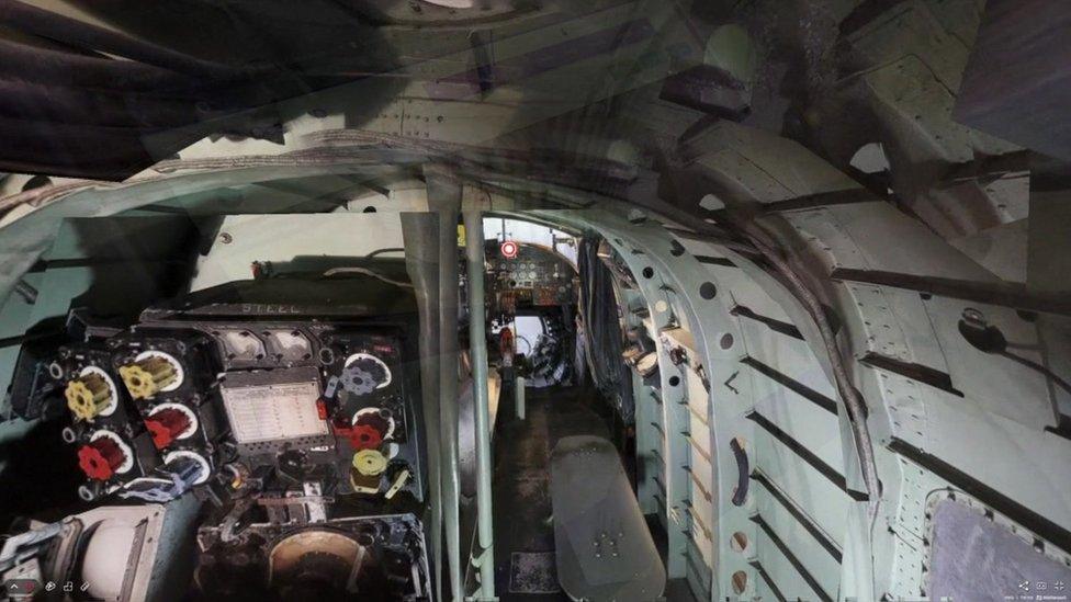 Inside of bomber