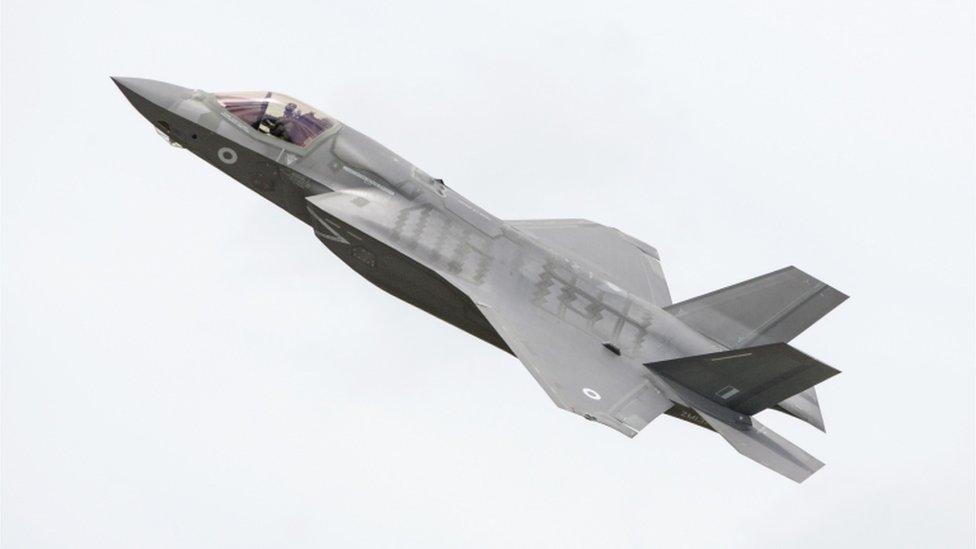 An RAF F-35B Lightning