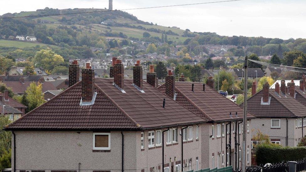 Council housing at Holays, Dalton