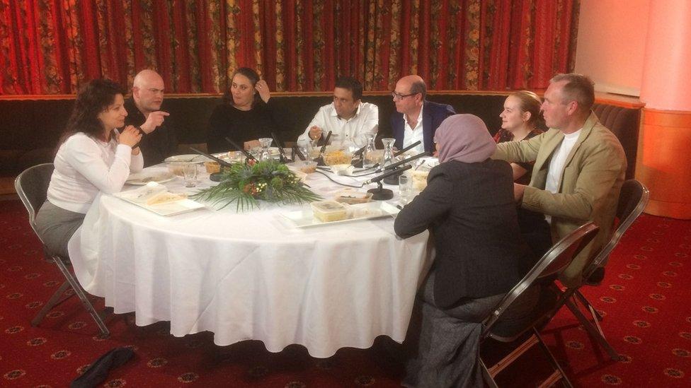 Seven remain voters join Nick Robinson round the dinner table