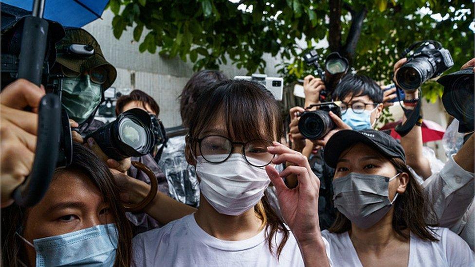 Hong Kong pro-democracy activist Agnes Chow