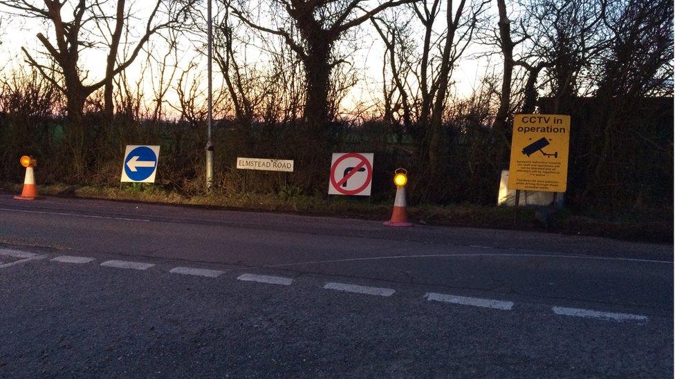 CCTV put up around roadworks in Wivenhoe after road workers were threatened