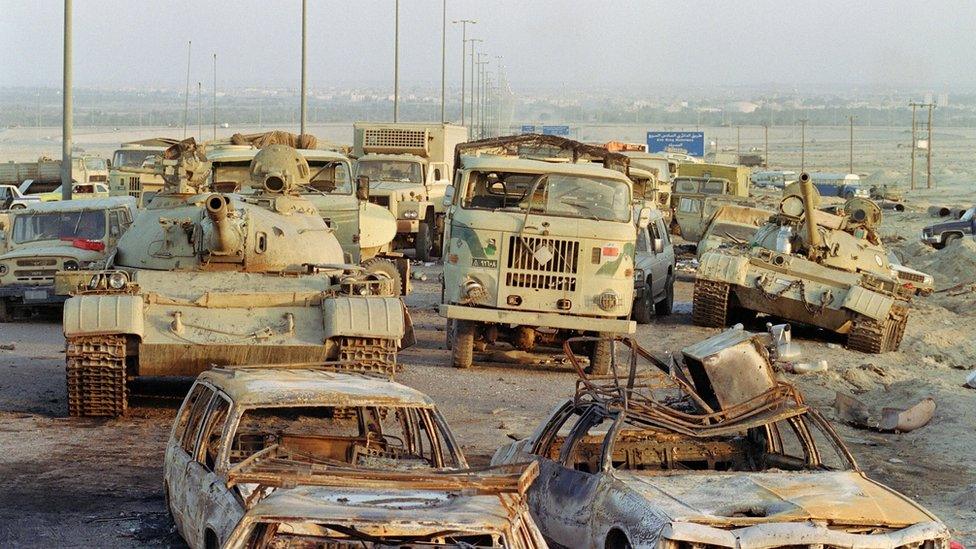 Iraqi army tanks