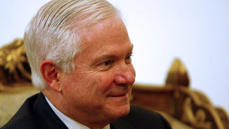 U.S. Secretary of Defense Robert Gates attends a meeting on Thursday, Dec. 21, 2006.