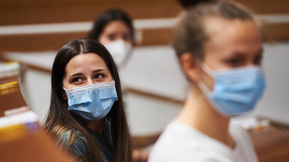 Students in Madrid in July