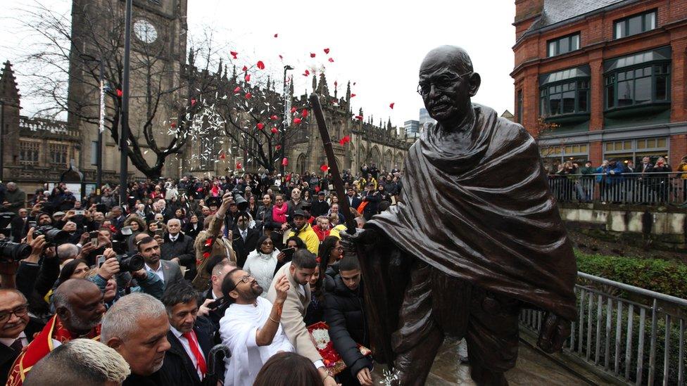 Gandhi statue