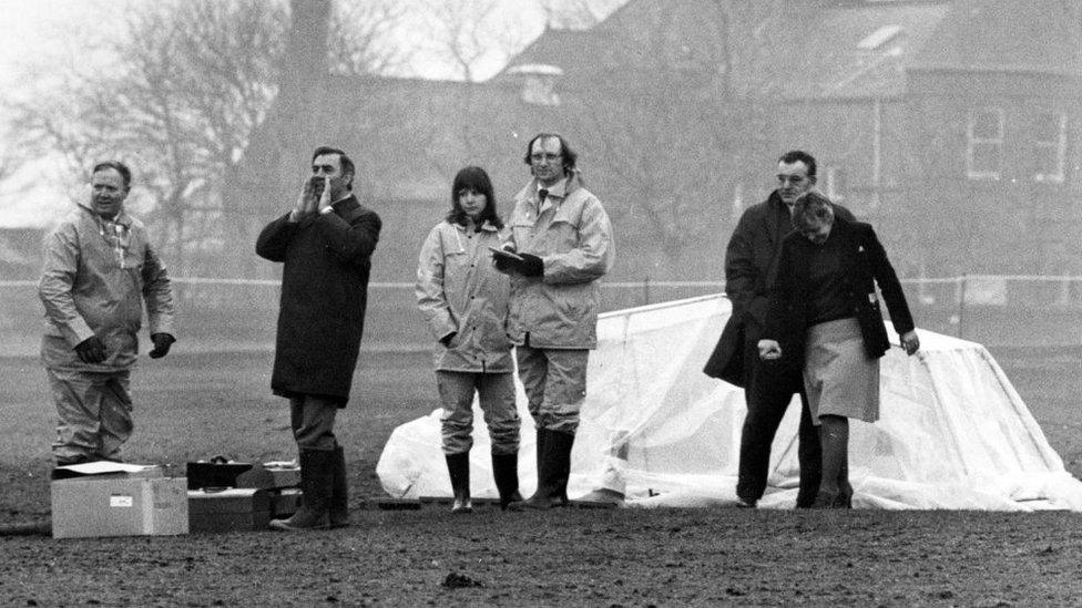 Detectives and Pathologists in Savile Park, Halifax,