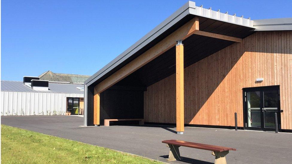 Noss Primary School, Wick - "This new primary is composed of a series of extruded linear wings"