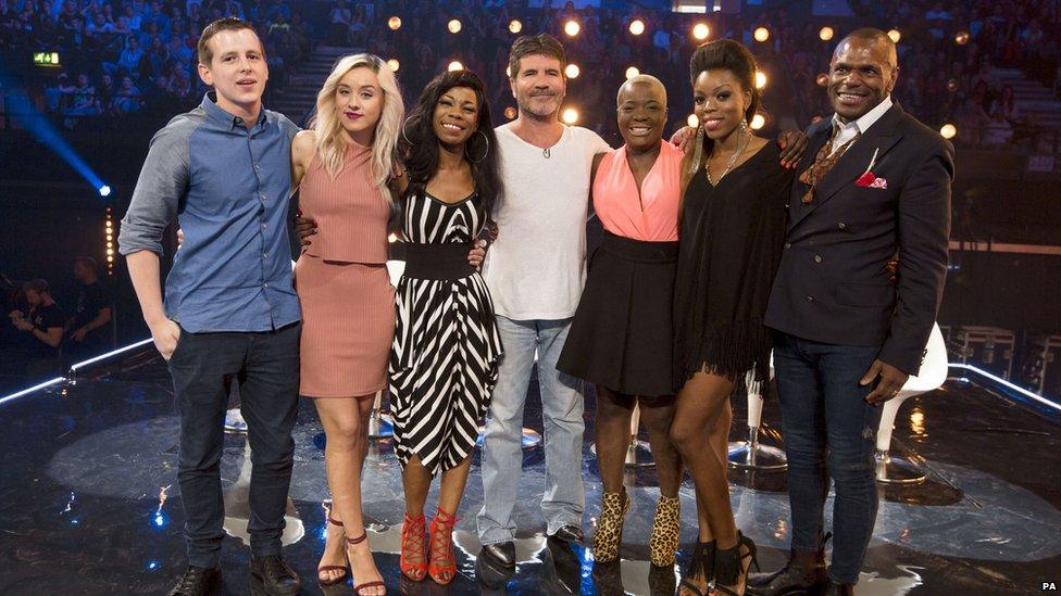 Simon Cowell and acts