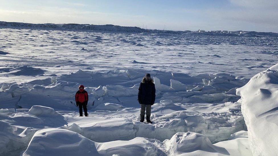 Iqaluit yng ngogledd ddwyrain Canada