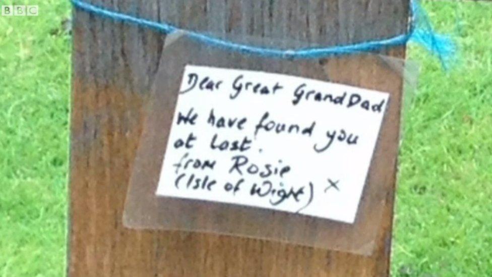 The note from Rosie