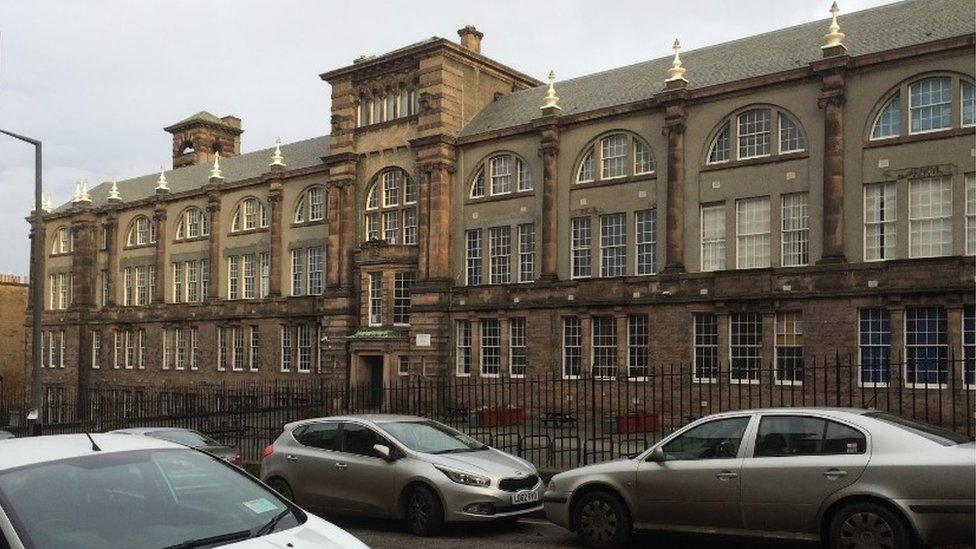 Boroughmuir High School on Viewforth