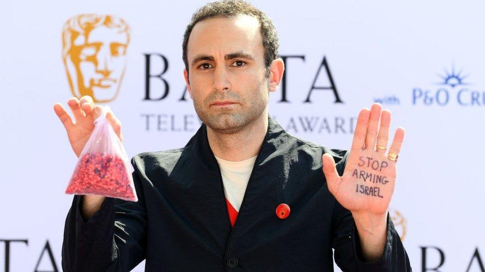 Khalid Abdalla attends the 2024 BAFTA Television Awards