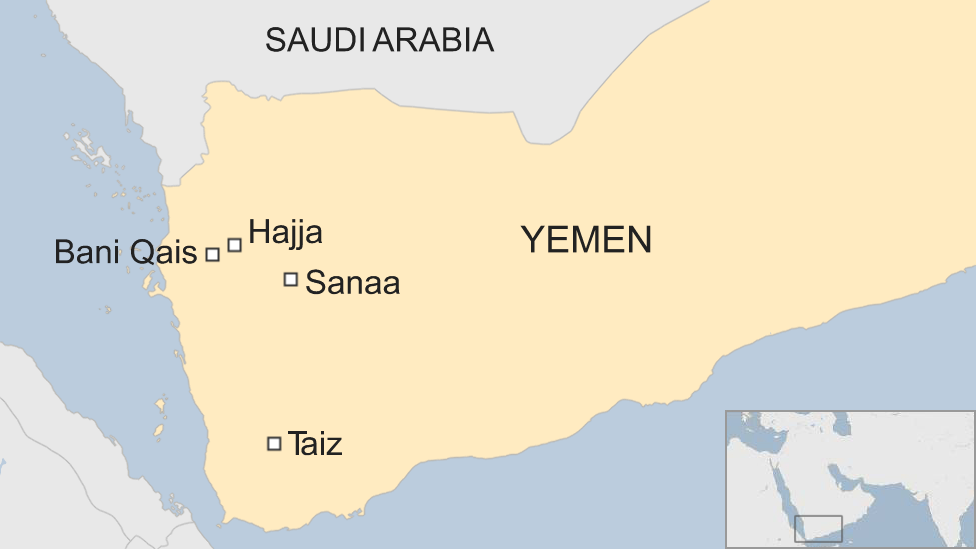 Map of Yemen