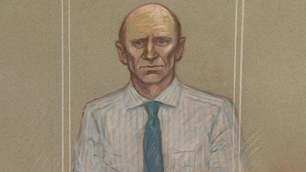 Court sketch of Stephen Port