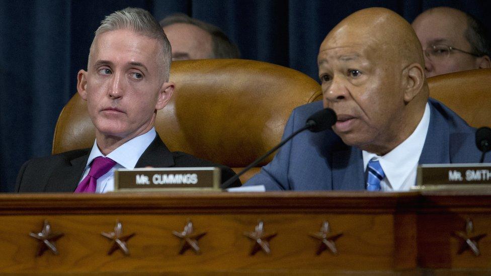 Republican Trey Gowdy and Democrat Elijah Cummings