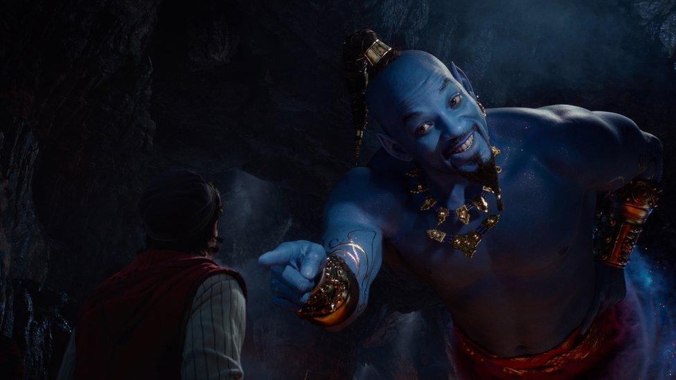 Will Smith as the Genie in Aladdin