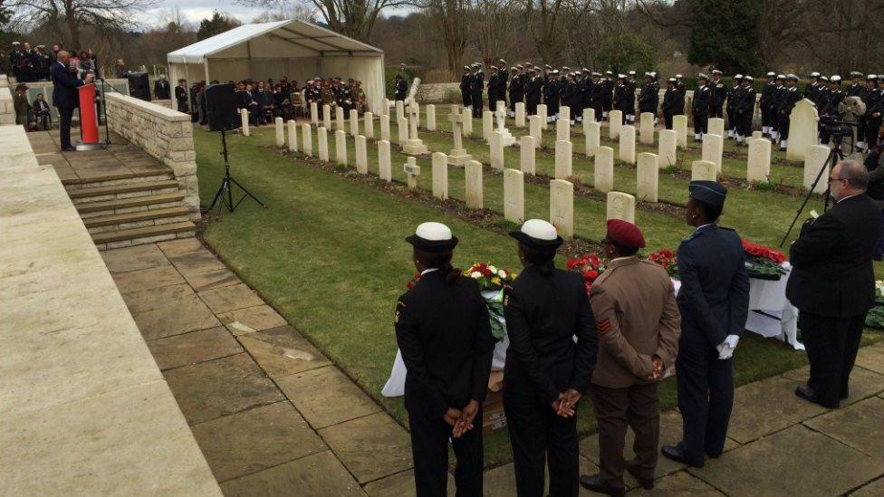 The more than 600 members of the South African Native Labour Corps who died on SS Mendi were remembered in Southampton