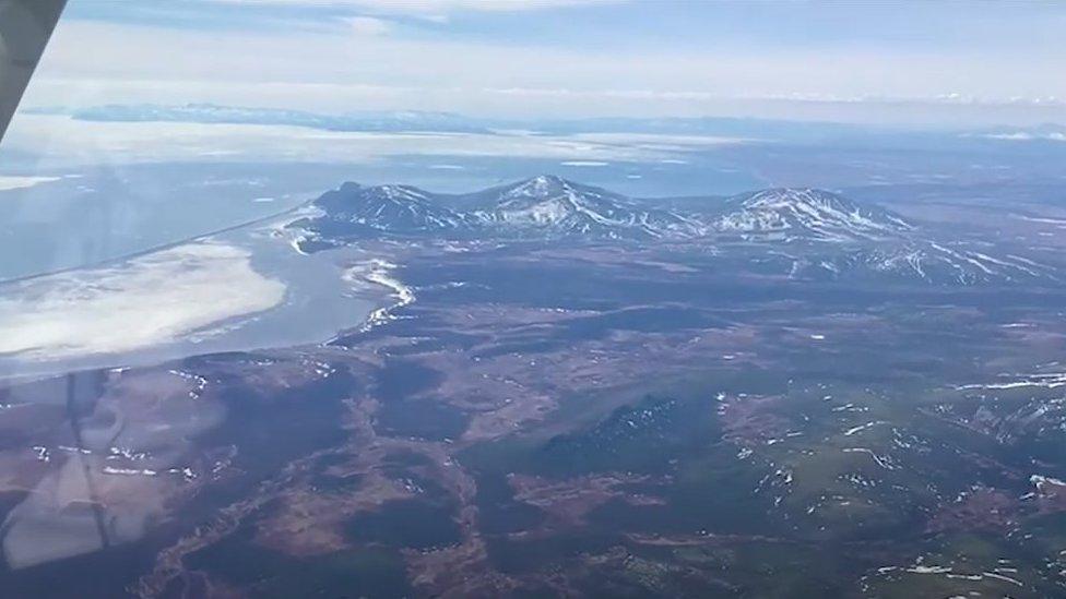 View from aircraft