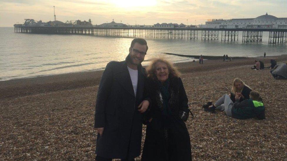 Adam and Kyla in Brighton