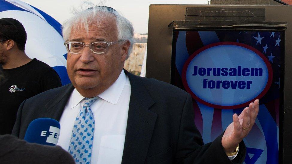 David Friedman in Jerusalem, Oct 2016