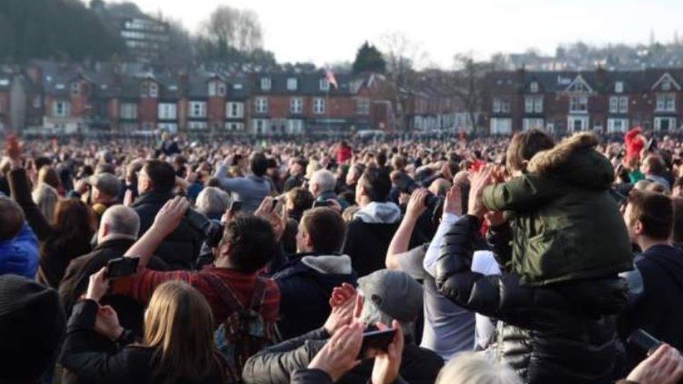 Endcliffe Park flypast