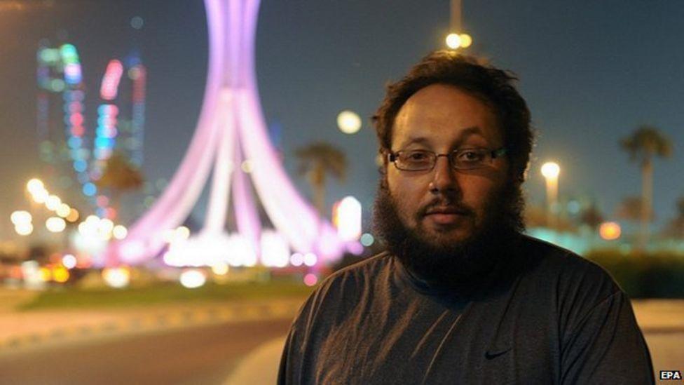 Steven Sotloff pictured in Bahrain in 2010