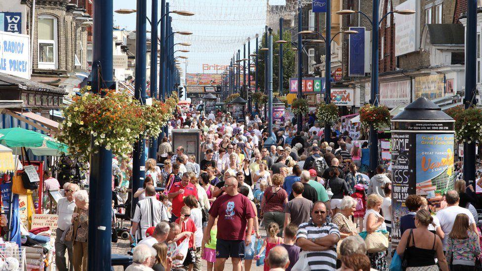 Regent Road in Great Yarmouth