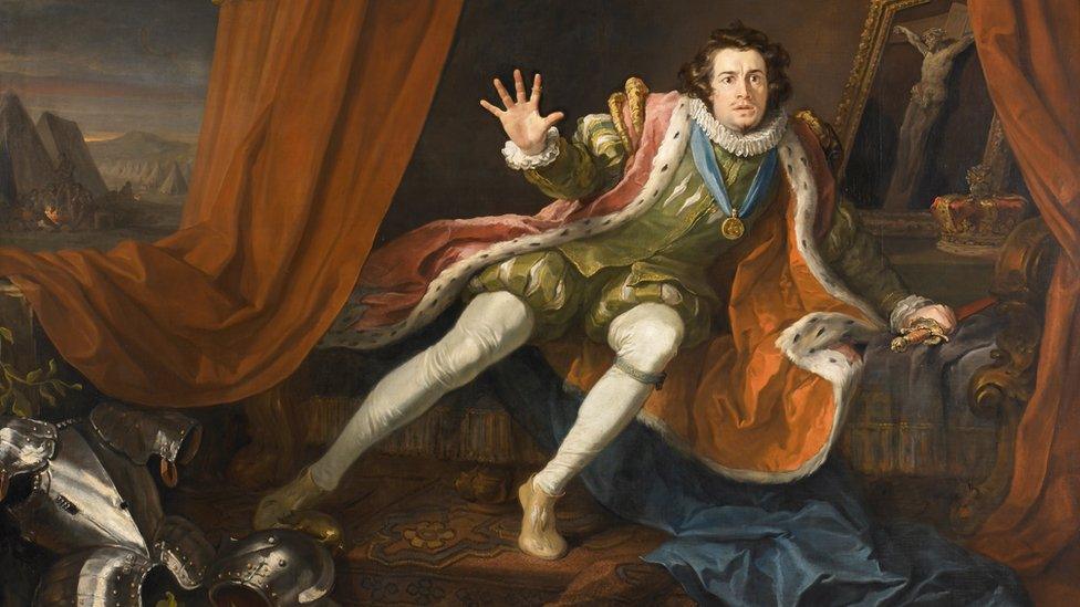 William Hogarth's portrait of David Garrick as Richard III