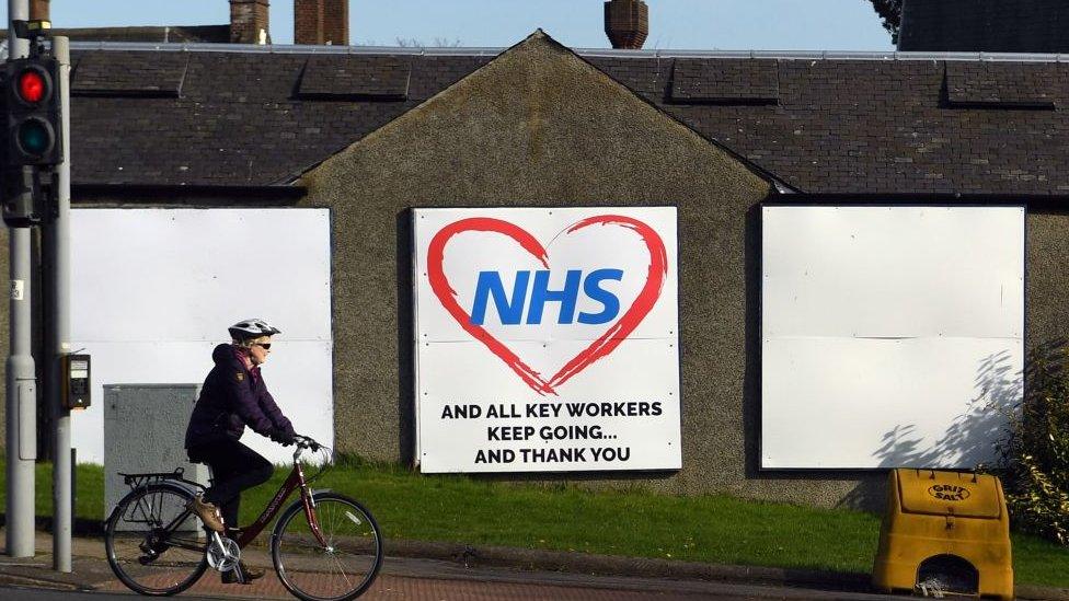 Cyclist in Glasgow