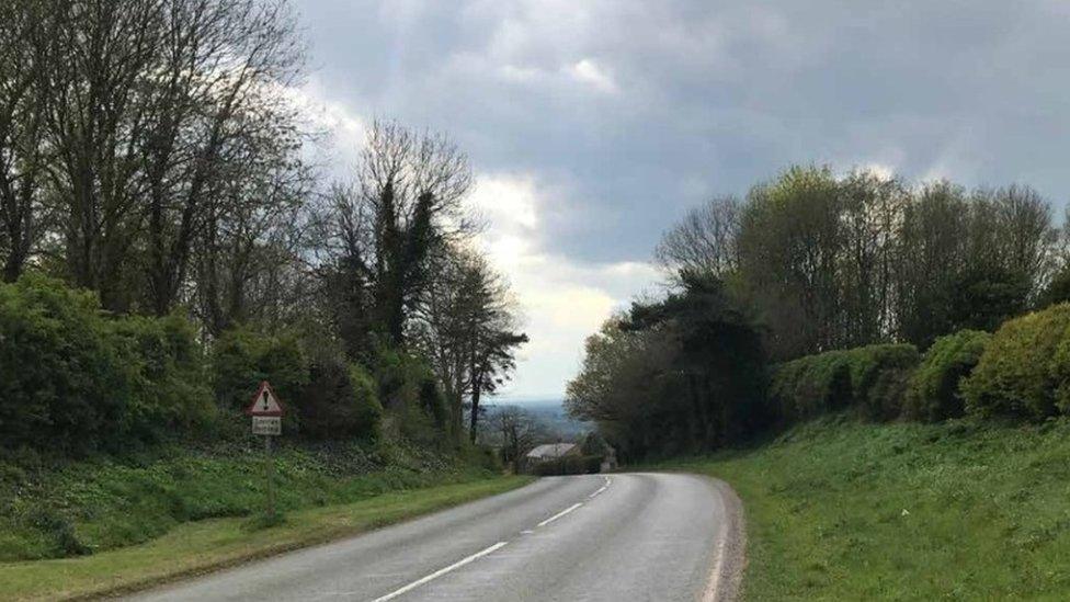 Site of proposed bridge on A359