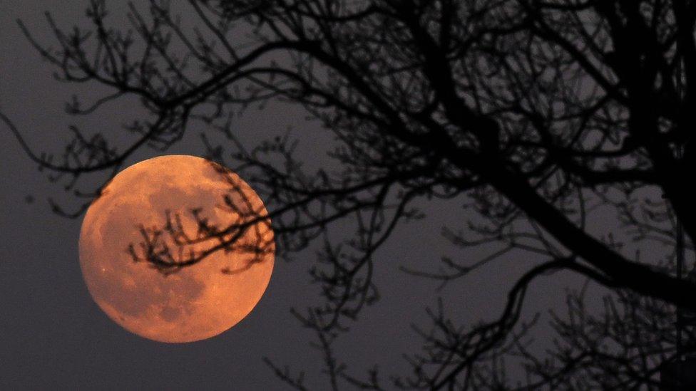 Super moon as seen from London.