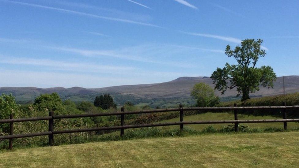 Views over the Black Mountain