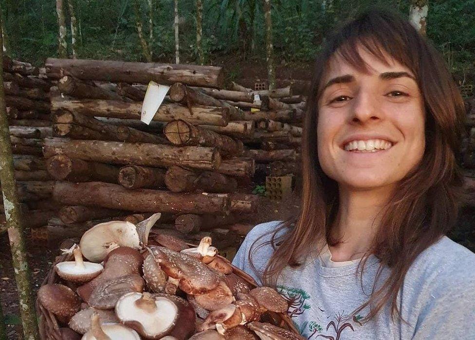 Brazilian farmer Karina Gonçalves David says climate change is affecting what she can grow and sell