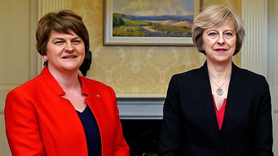 Arlene Foster and Theresa May