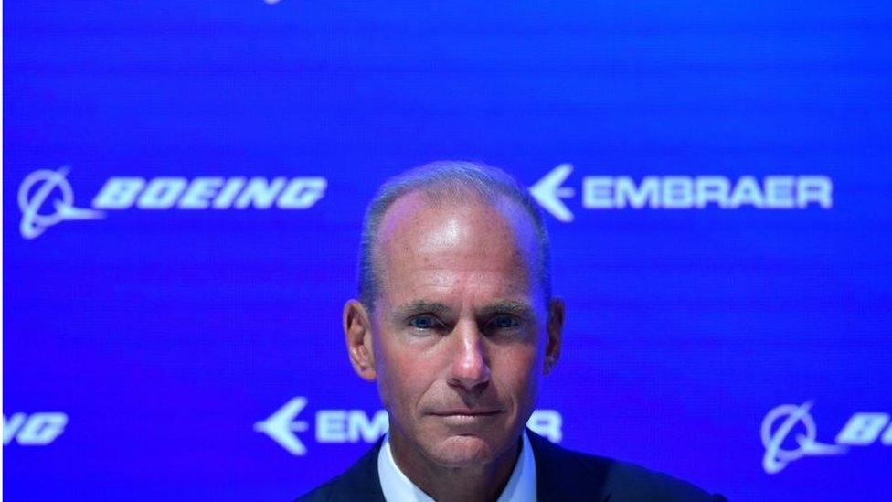 Boeing CEO Dennis Muilenburg, 4 April 2019