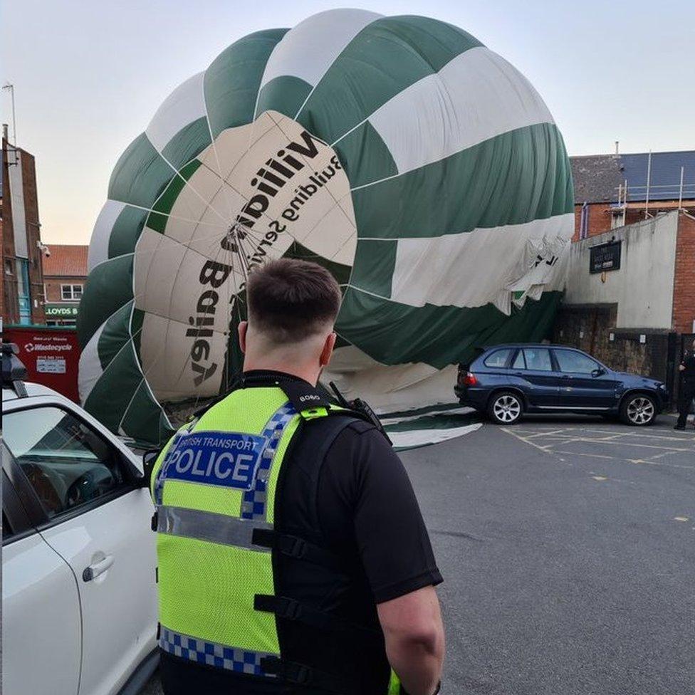 Hot air balloon Sutton-in-Ashfield