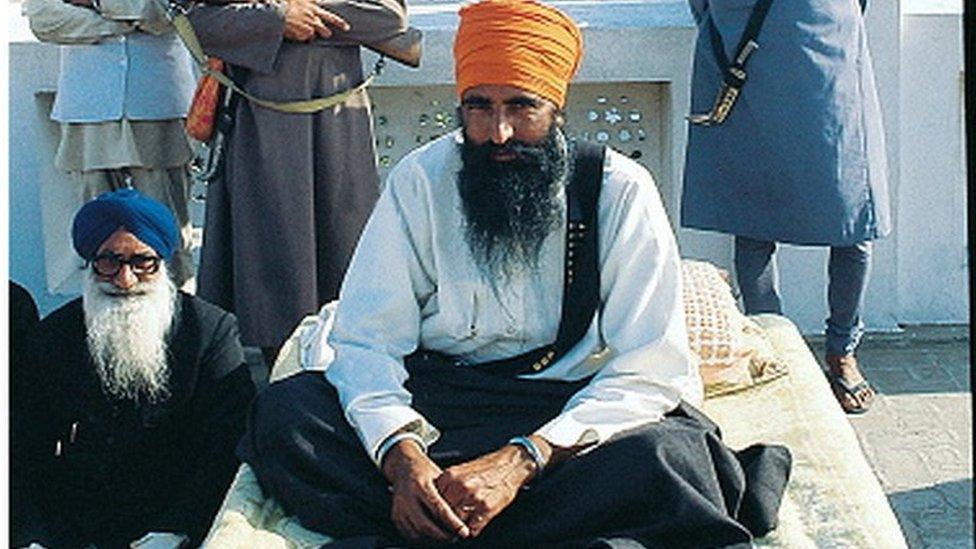 Jarnail Singh Bhindranwale, (Photo by Raghu Rai/The The India Today Group via Getty Images)