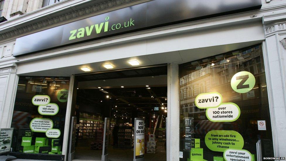 Zavvi closed its stores in 2009 and now operates online