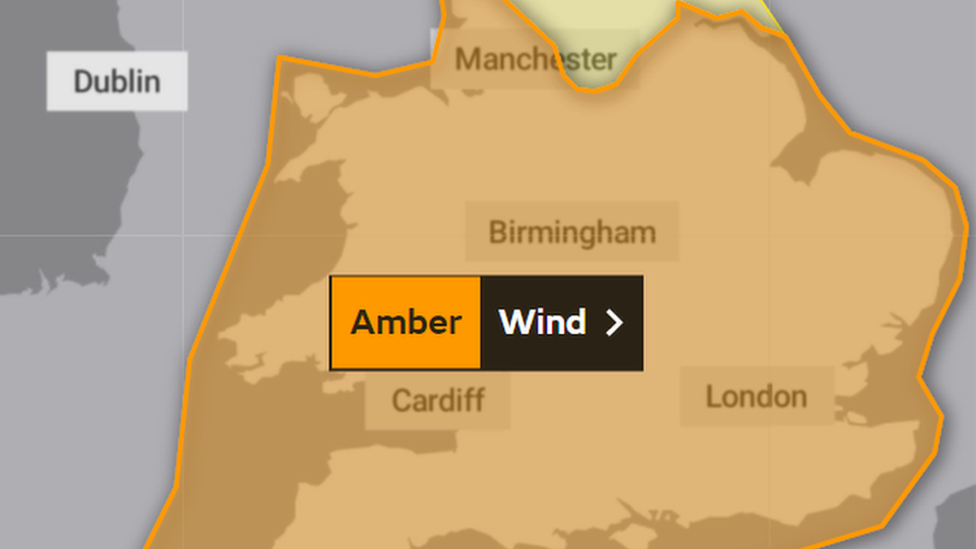 amber warning