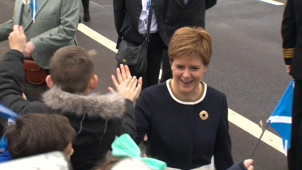 First Minister Nicola Sturgeon