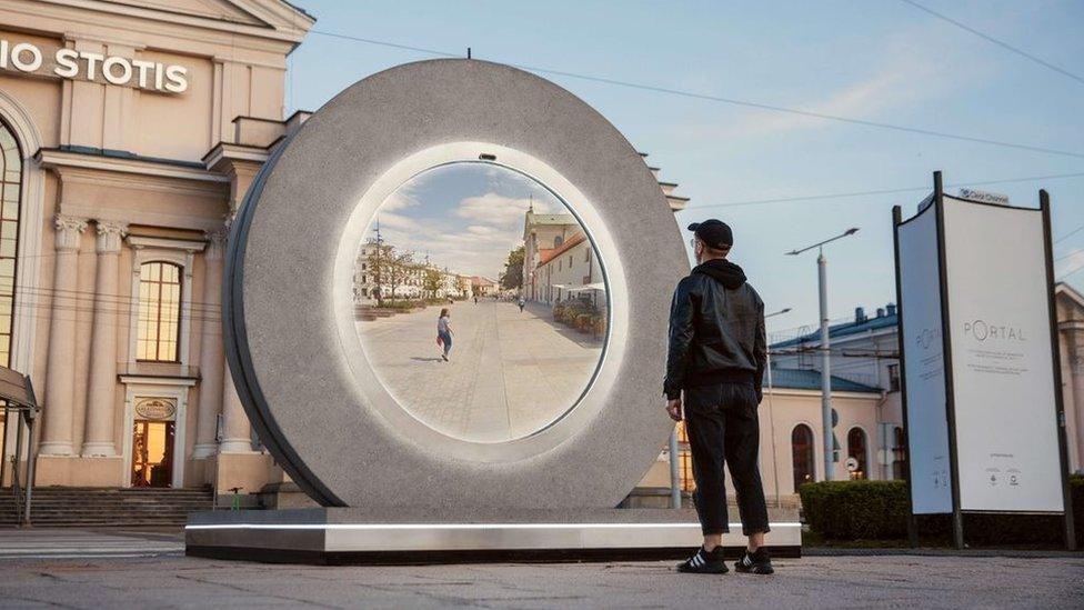 The portal in Lithuania