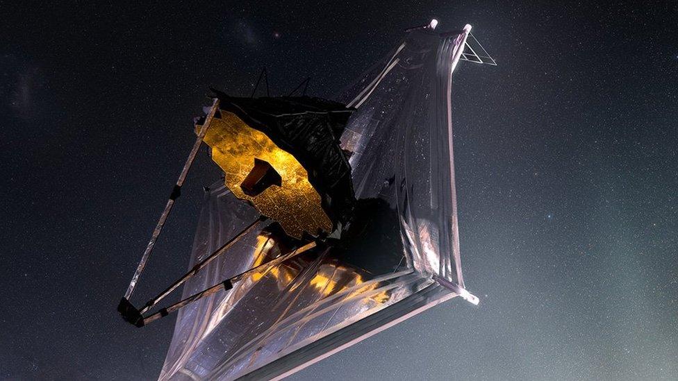 Artwork Webb telescope