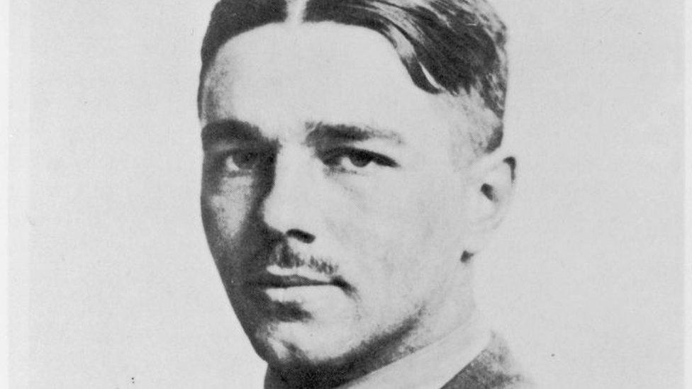 Portrait of Officer Cadet Wilfred Owen, circa 1916. (Photo by Fotosearch/Getty Images).