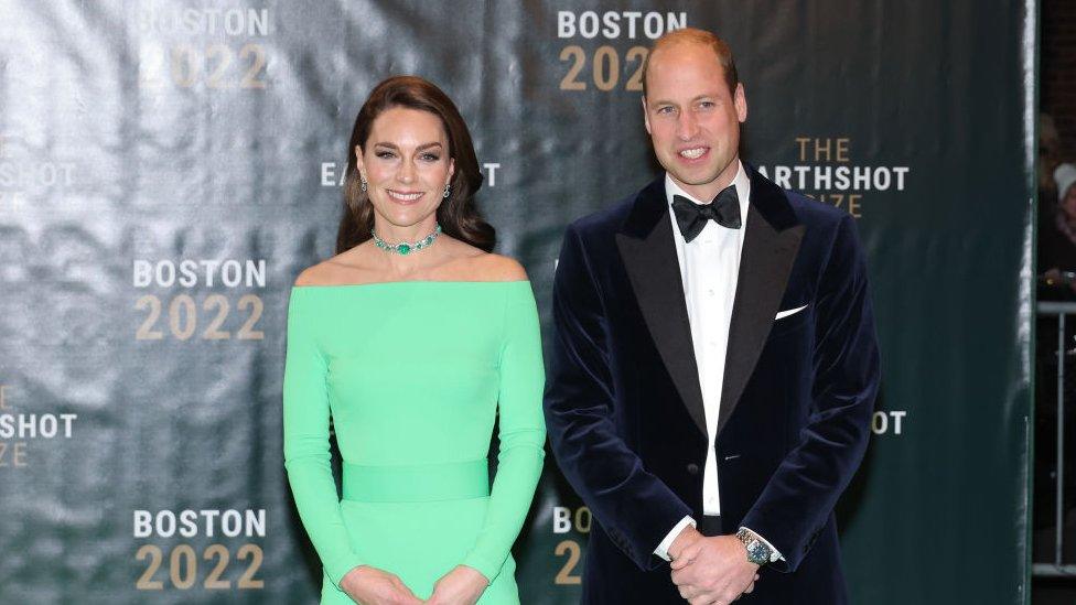 Catherine, Princess of Wales and Prince William, Prince of Wales attend the Earthshot Prize 2022 at MGM Music Hall at Fenway on December 02, 2022 in Boston, Massachusetts