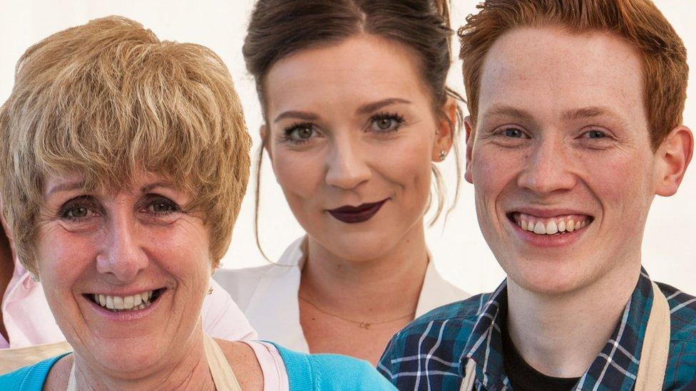 Bake Off 2016 finalists - Jane, Candice and Andrew