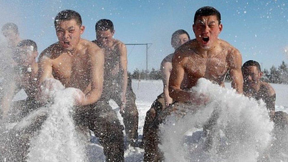 Soldiers in China's army